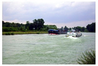 Womo Camp Marina/Greven Blick auf Dortmund-Emskanal